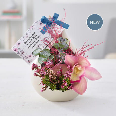 Elegant 70 Card And Flowers Delivered