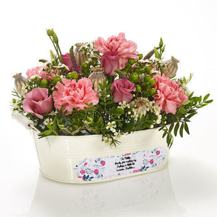 Carnation Kiss — Flowercard Thinking of You