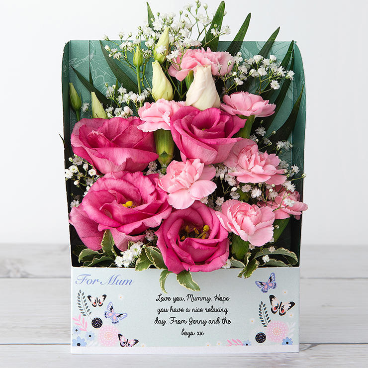 Pretty Pink Butterflies — Flowercard Sending floral hugs