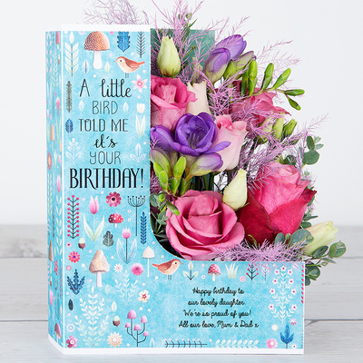 Birthday Rose - Flower Cards