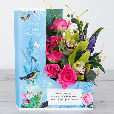 Tropical Birthday - Flower Cards