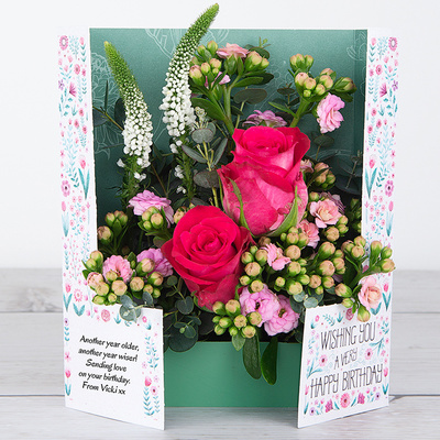 Birthday Cheer - Flower Cards