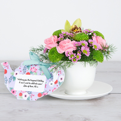 Blushing Birthday - Flower Cards